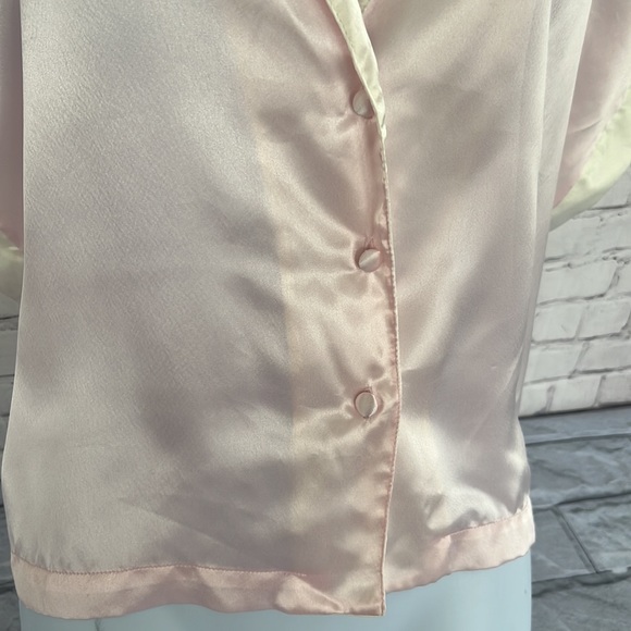 Val•Mode Lingerie pink satin sleep wear set size large - Picture 10 of 17